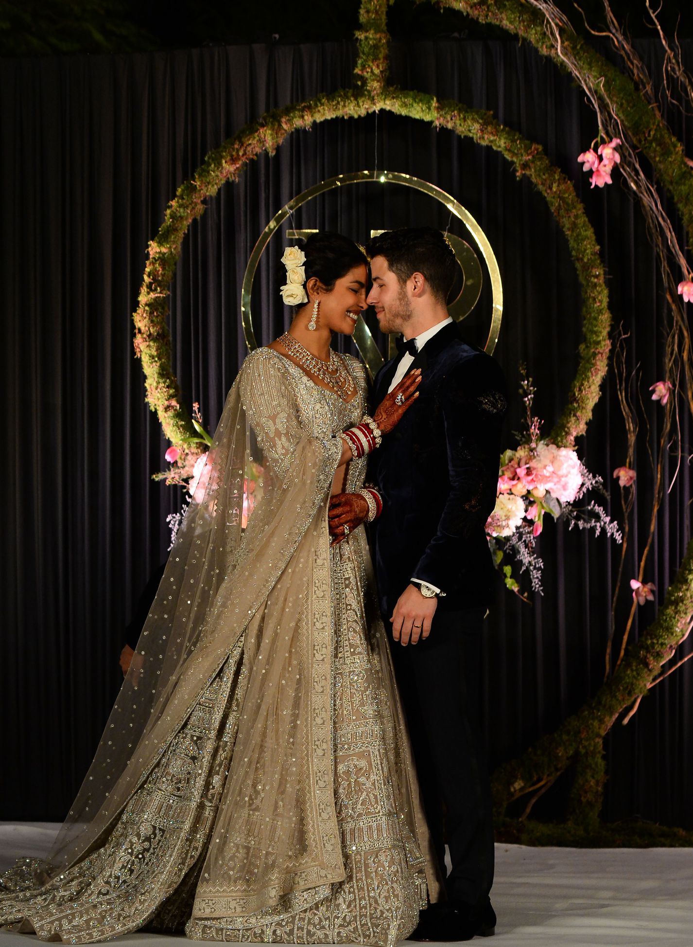 priyanka chopra father name on her wedding dress