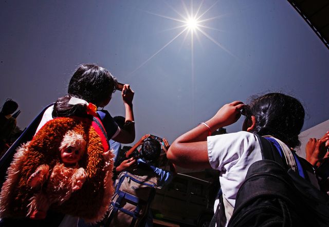 solar eclipse observed in india