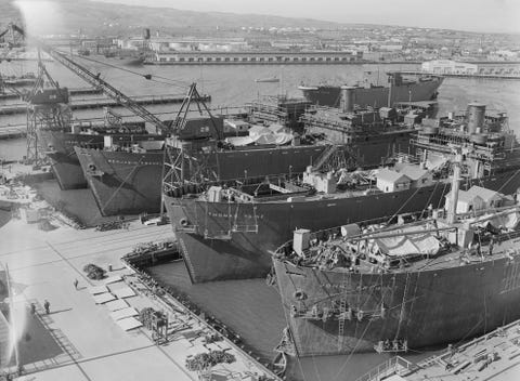 View of Ships in Shipyard view of ships in shipyard