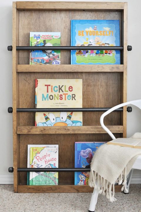 25 Best Diy Bookshelf Ideas 2021 Easy, Long Horizontal Bookcase With Doors