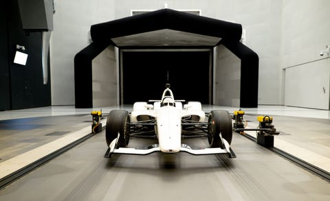 Honda indycar testing in wind tunnel honda indycar testing in wind tunnel
