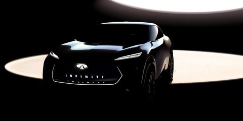 Infiniti electric crossover teaser