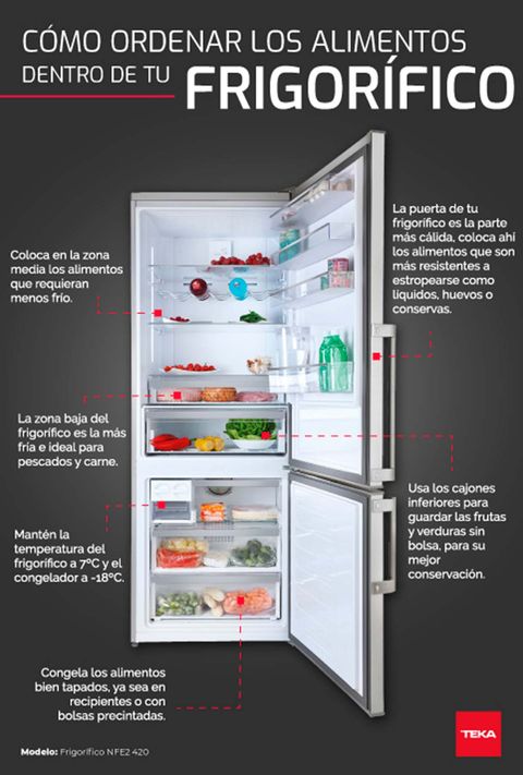 ganso Marcha mala Bajar Cómo debes organizar y cuidar tu frigorífico