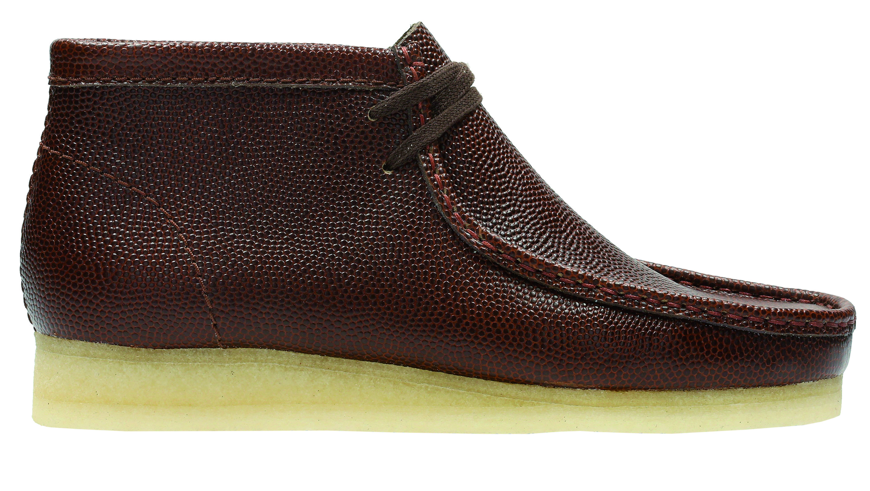 clarks wallabee cola leather