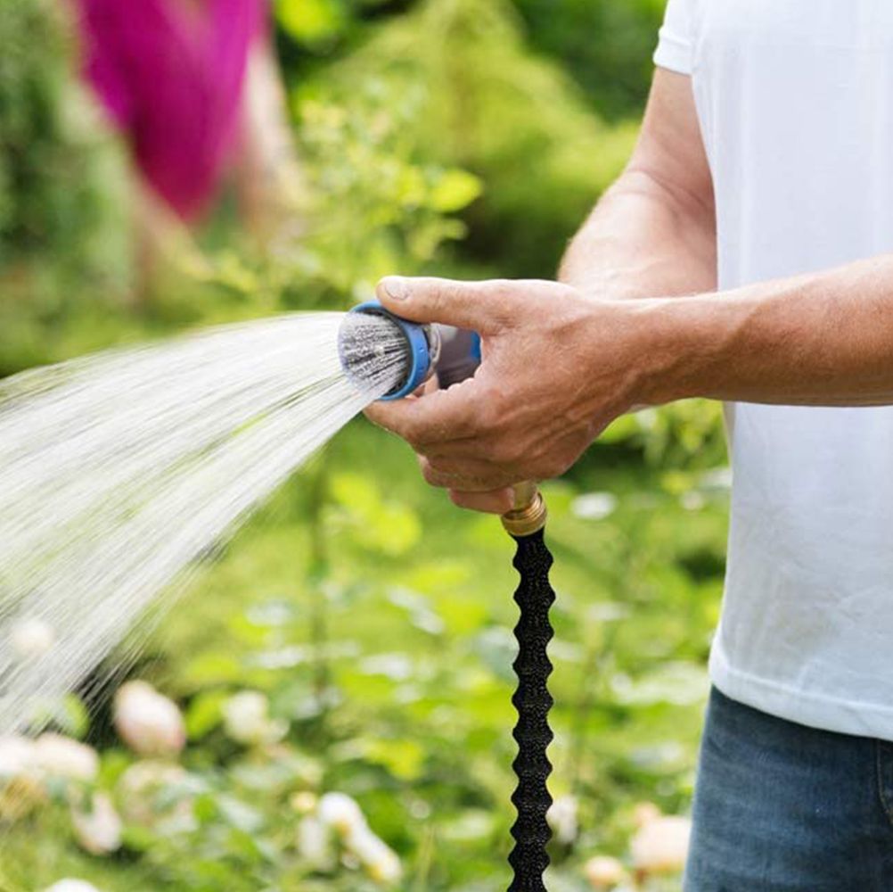 This Water Hose Nozzle Sprayer's No-Squeeze Design Will Help You Avoid Hand Cramping