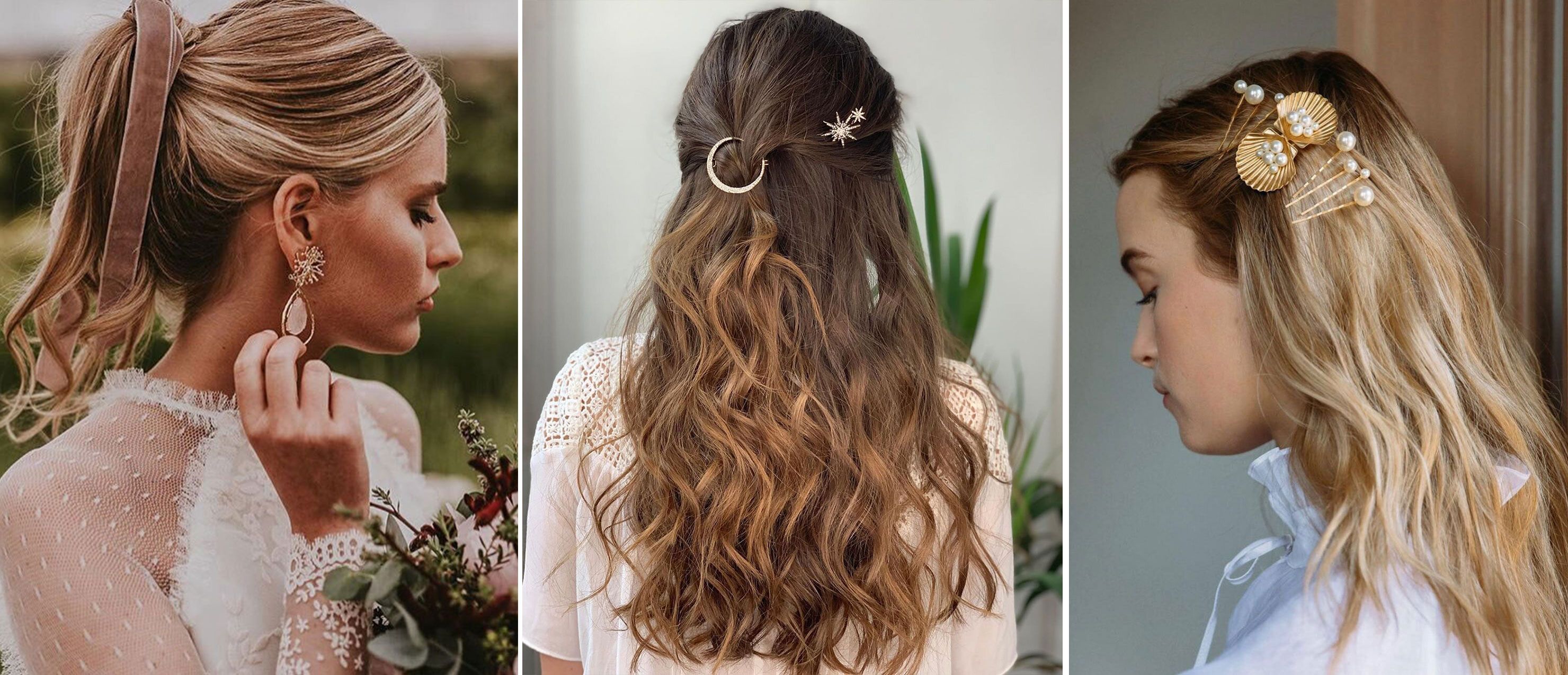 10 peinados de novia tan sencillos como elegantes que amarán aquellas que  busquen un look romántico  10 peinados con aires románticos que cautivarán  a las futuras novias