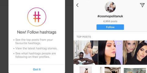 instagram will now let you follow hashtags on your feed - like for follow instagram hashtags