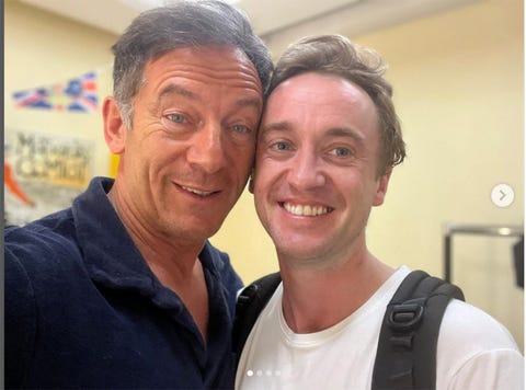 El reencuentro de Jason Isaacs con "su hijo" Tom Felton