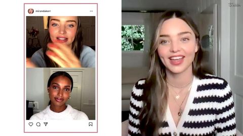 動画インタビュー エイジレスに美しい ミランダ カーの Instagram Serets を大公開
