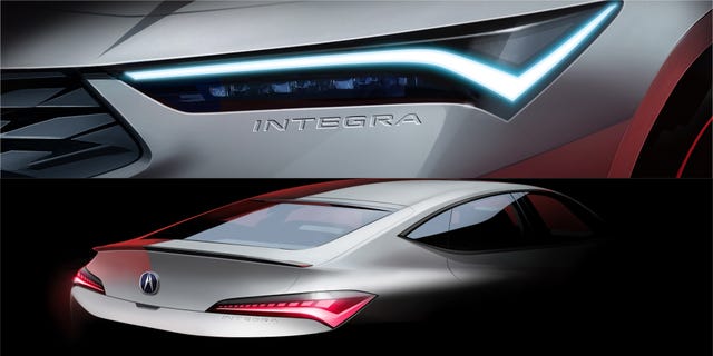 Acura Integra teasers acura integra teasers