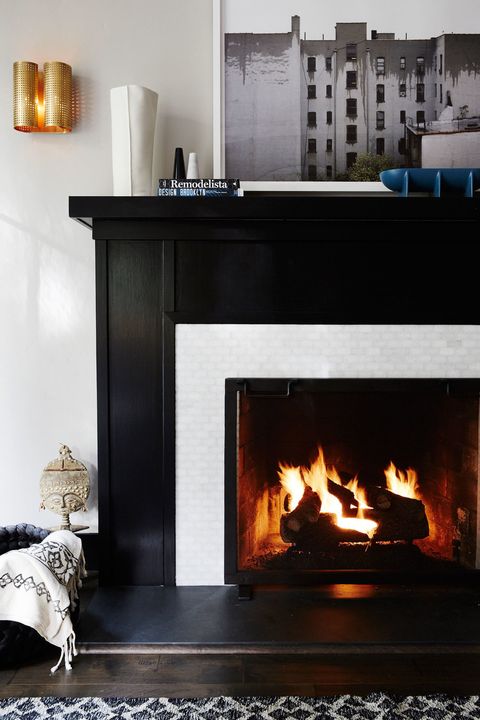 10 Chic Fireplace Tile Ideas - Tile Designs for Your ...