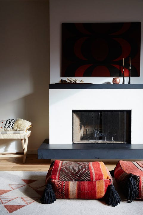 what to hang over fireplace mantle