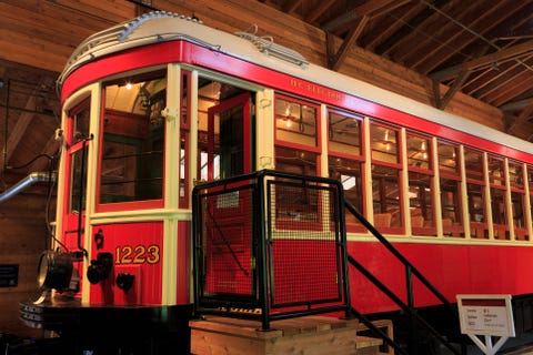 Interurban Tram, Burnaby Village Museum, British Columbia, Canada