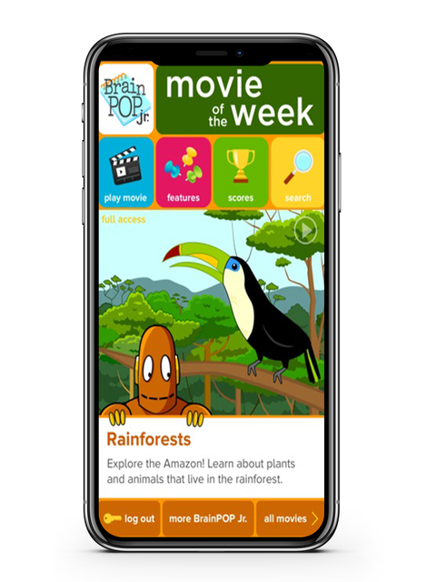 Best Apps for Kids- Brainpop Jr. Movie of the Week