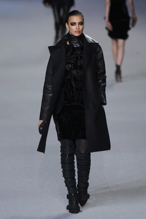 Irina Shayk fist Runway - Paris Fashion Week Womenswear Fall/Winter 2012