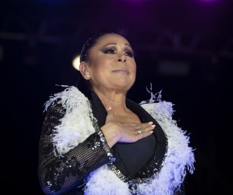 la cantante, en una imagen del concierto del orgullo gay en 2022