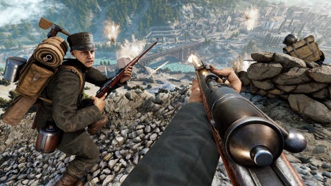 a world war and fps simulation video game