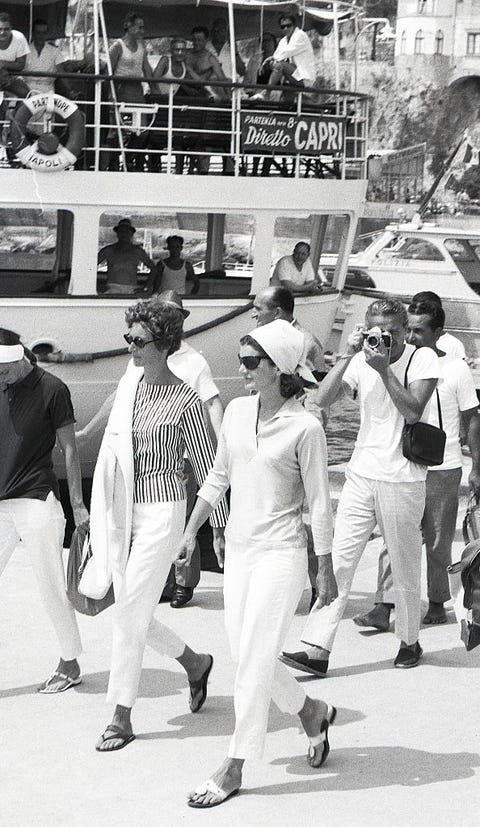 marella agnelli with jackie kennedy