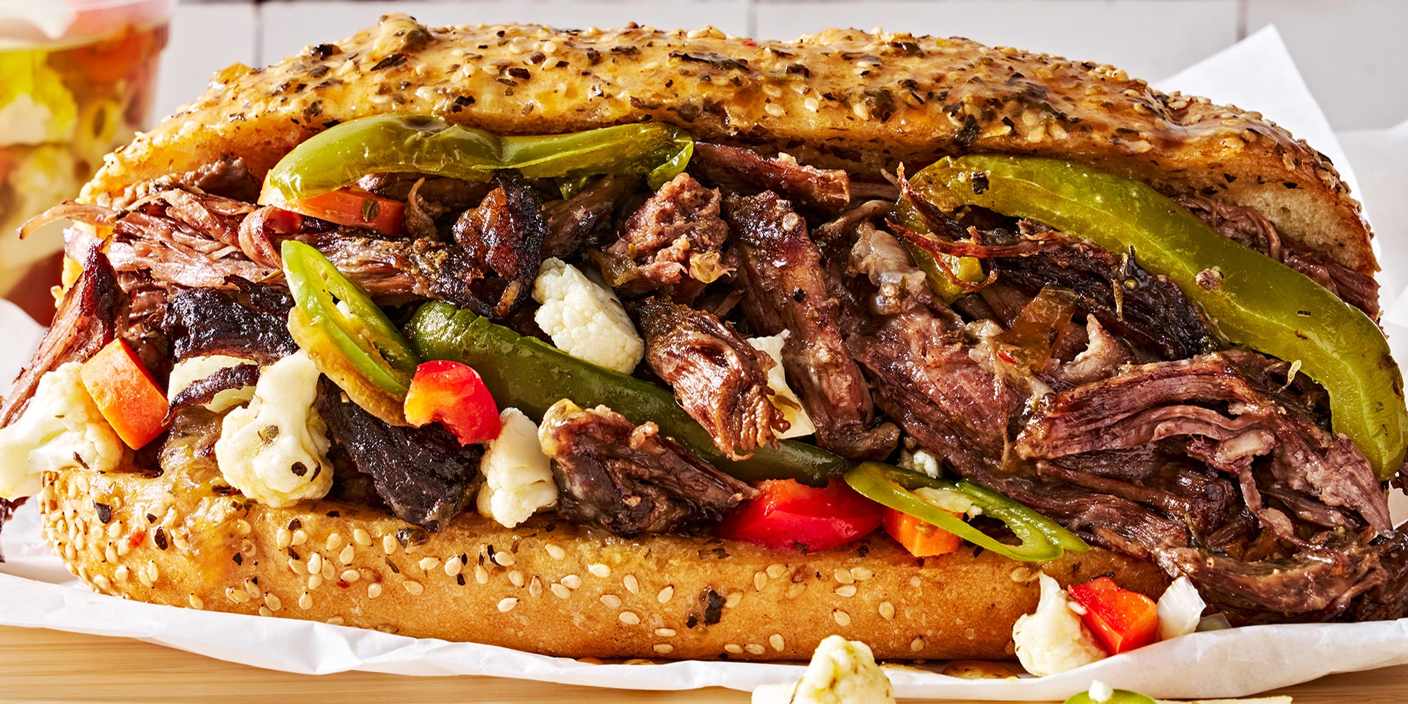 Love A French Dip? An Italian Beef Sandwich With Spicy Giardiniera Is Even Better