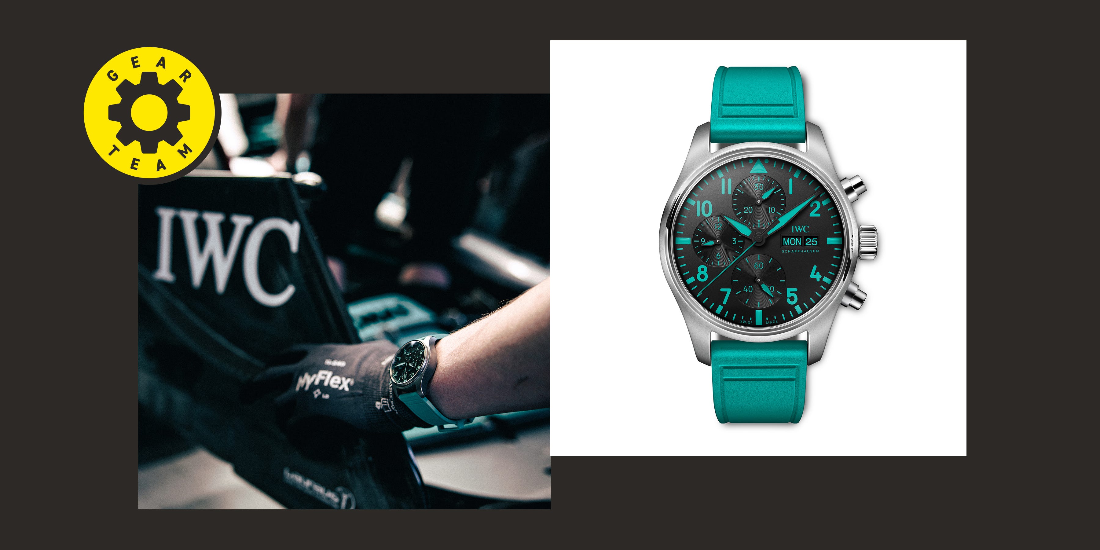 This Mercedes Petronas F1 Watch Combines Green with ... More Green