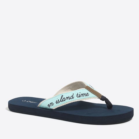 image J. Crew flip flop