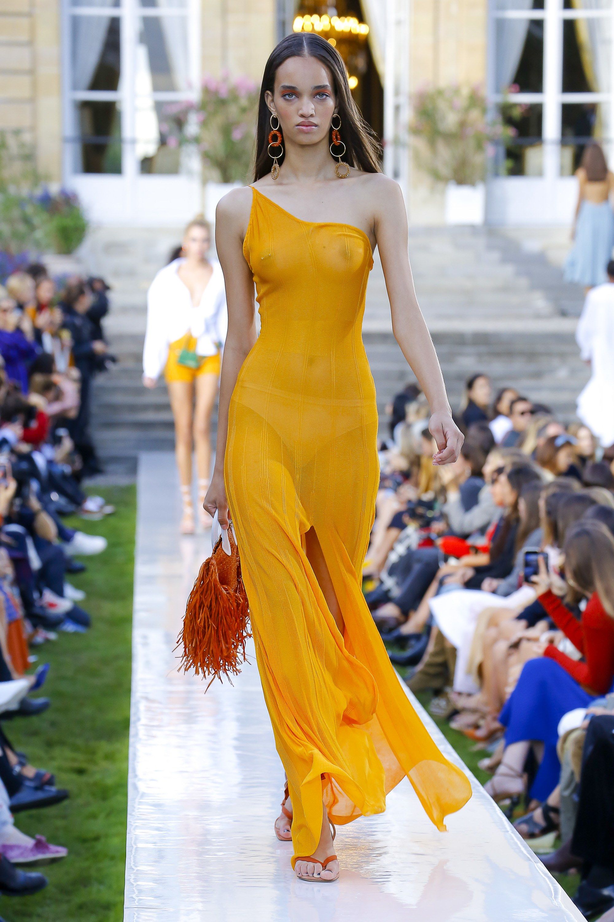 yellow dress fashion