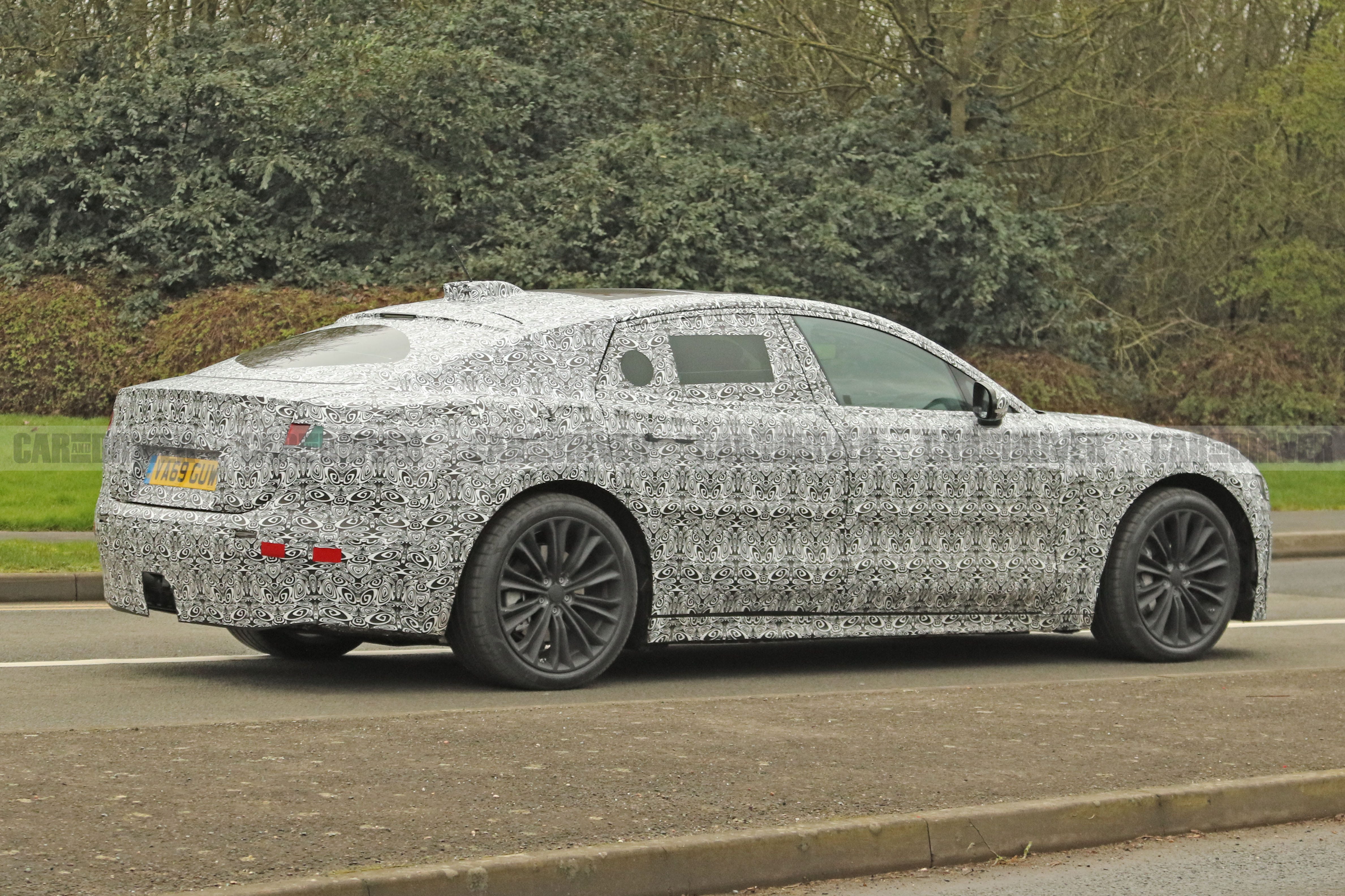 Electric Jaguar XJ Spied Testing