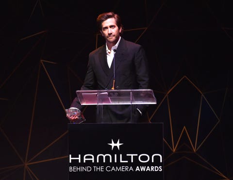 Jake Gyllenhaal presenting an award at the ceremony jake gyllenhaal presenting an award at the ceremony