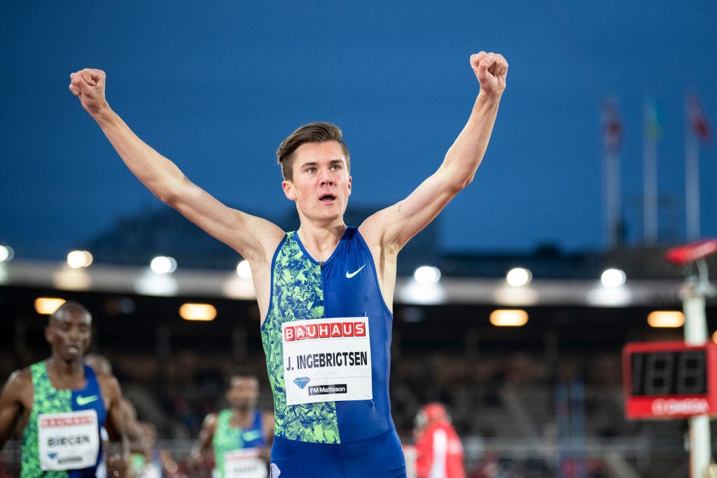 Jakob Ingebrigtsen doblará 1.500m y 5.000m en el Mundial