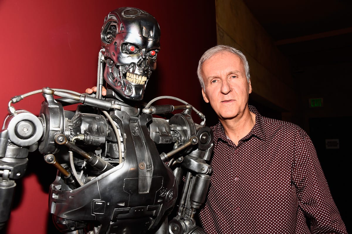 James Cameron has started the script for a new ‘Terminator’ movie, but AIs prevent him from continuing