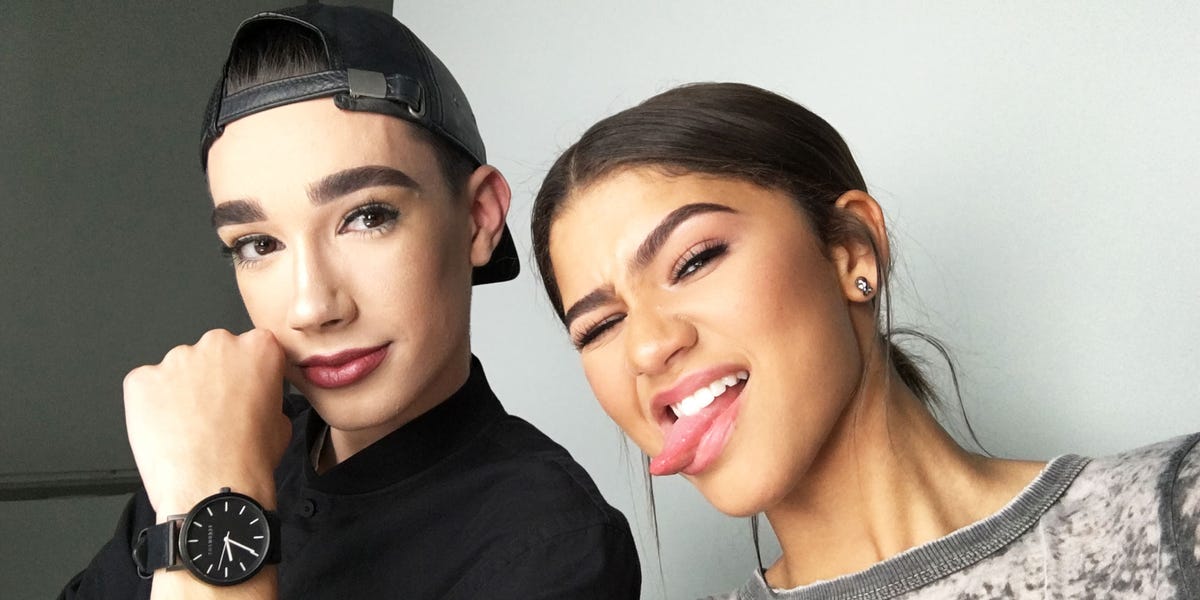 Covergirl James Charles And Zendaya First Ever 10 Minute | Free ...