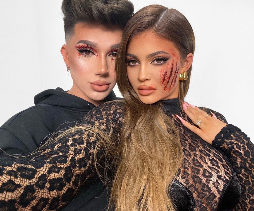 Kylie Jenner And James Charles Team Up For A Gory Halloween Makeup Video