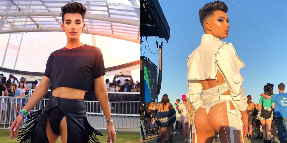 James Charles Wears Thongs in Public to Destroy Gender Norms