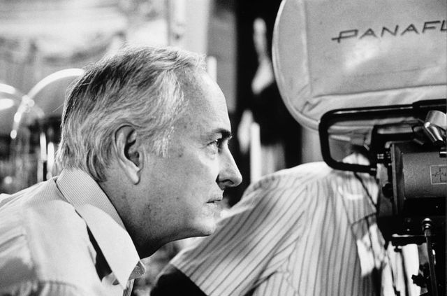 american director james ivory on the set of the bostonians, newport, rhode island, 12th august 1983photo by mikki ansingetty images
