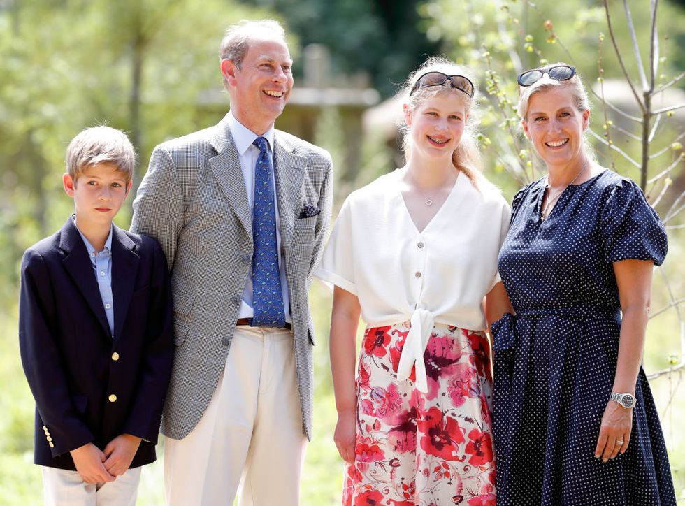 Sophie, Countess Of Wessex And Son James Viscount Severn Attend The 932