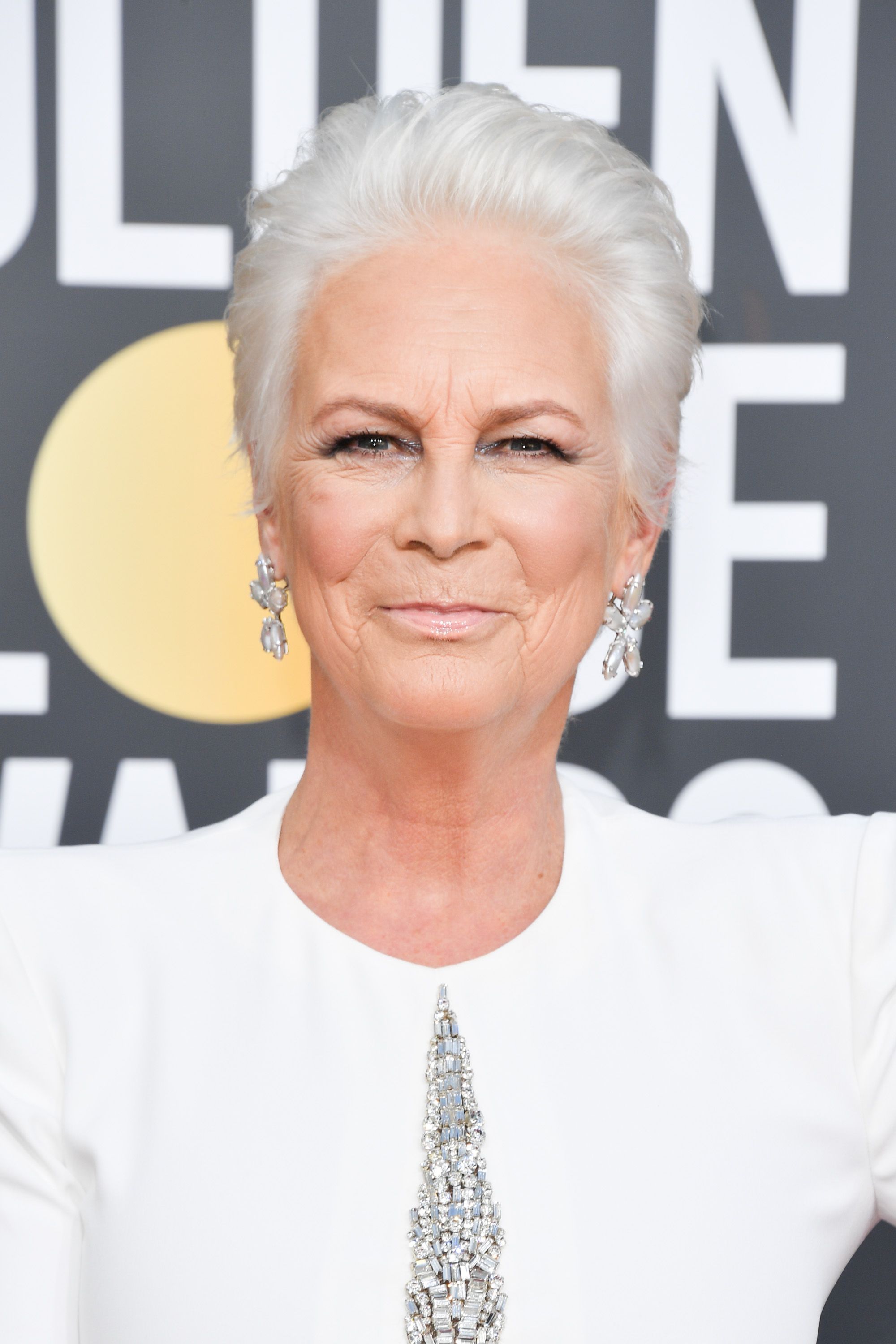 jamie lee curtis golden globe dress