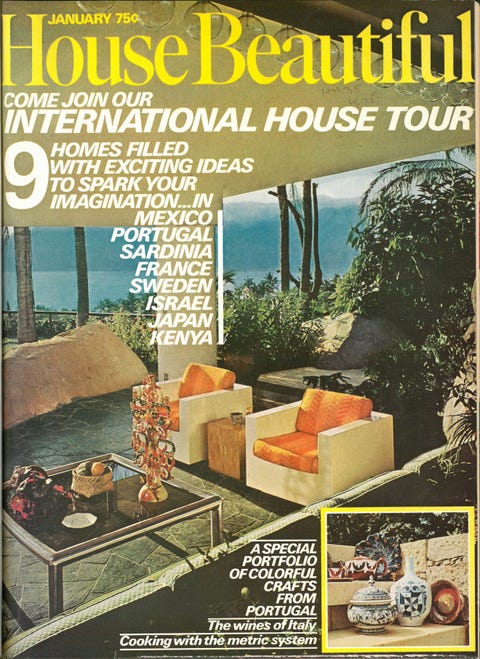 What House Beautiful Magazine Looked Like The Year You Were Born ...