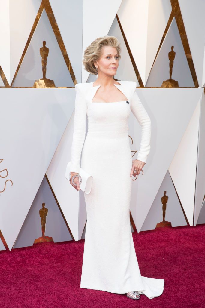 white dress oscars