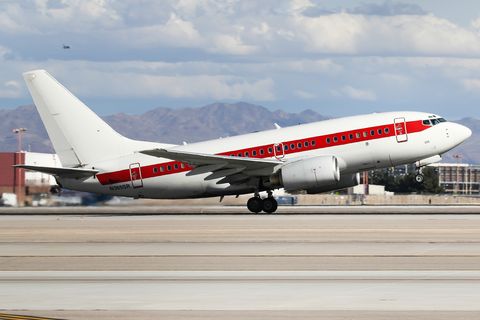 Un Boeing 737 de Janet Aviation regresando a Las Vegas desde un ...