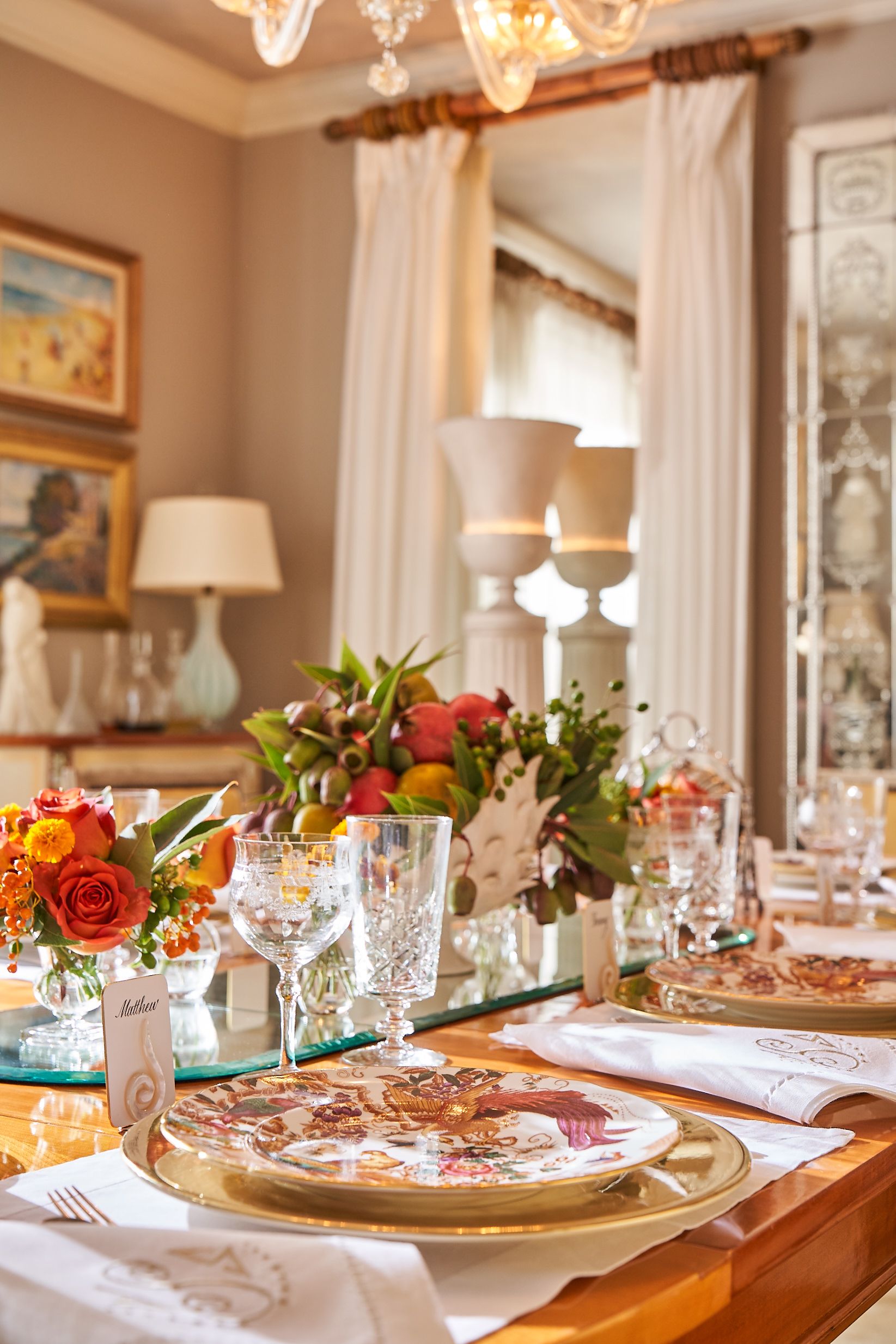 How To Decorate A Dining Table For Thanksgiving Leadersrooms