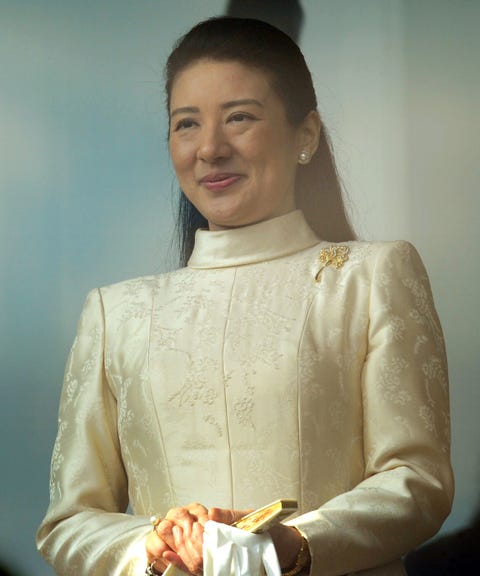 Japanese Crown Princess Masako greets we