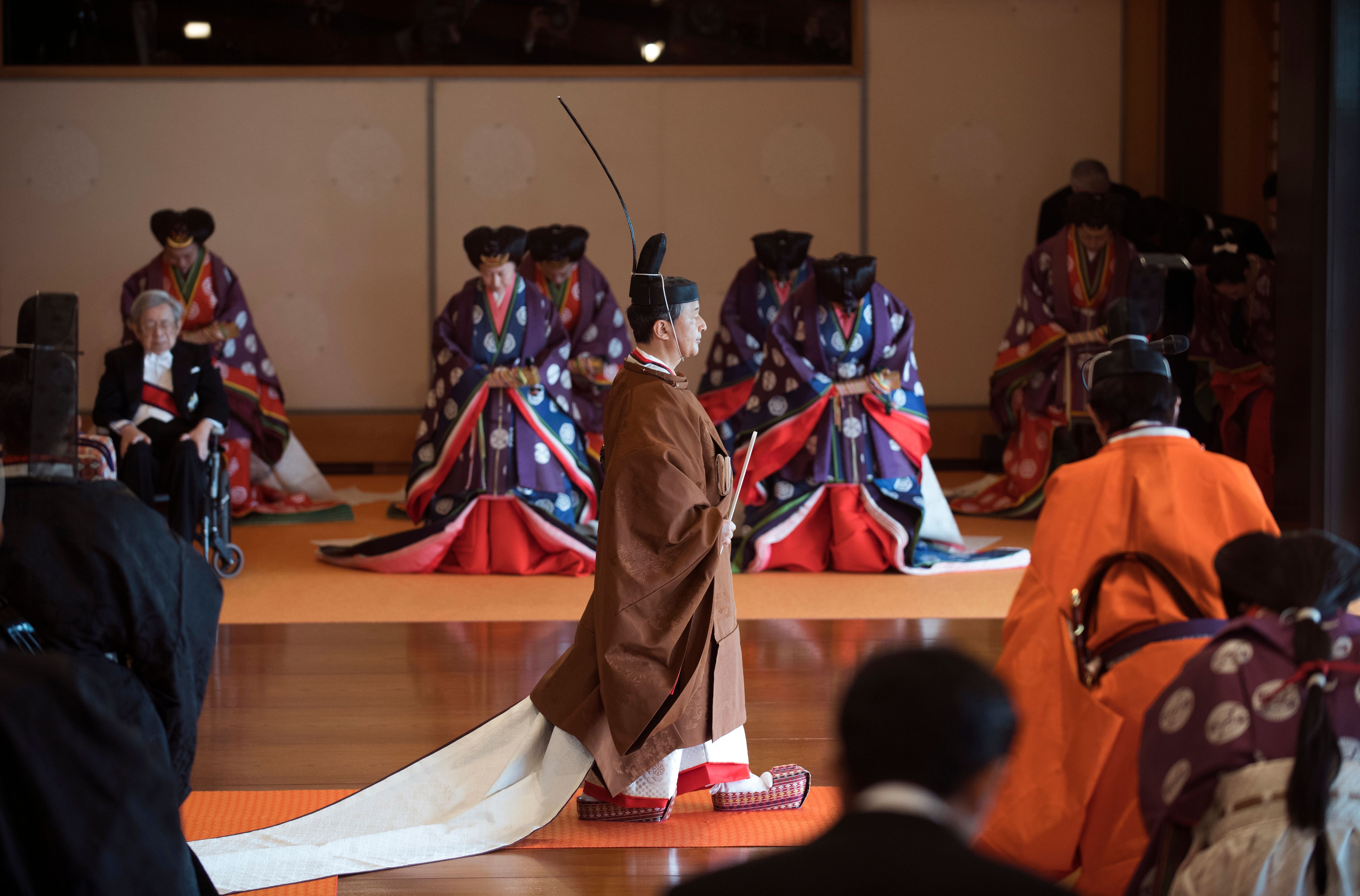 See Japanese Emperor Naruhito's Enthronement Ceremony In Photos