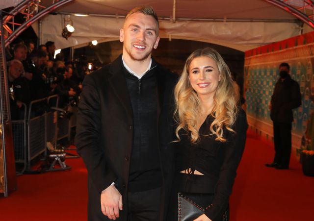 london, england january 13 jarrod bowen and dani dyer attend the london premiere of cirque de soleils luzia at royal albert hall on january 13, 2022 in london, england photo by david m benettdave benettgetty images