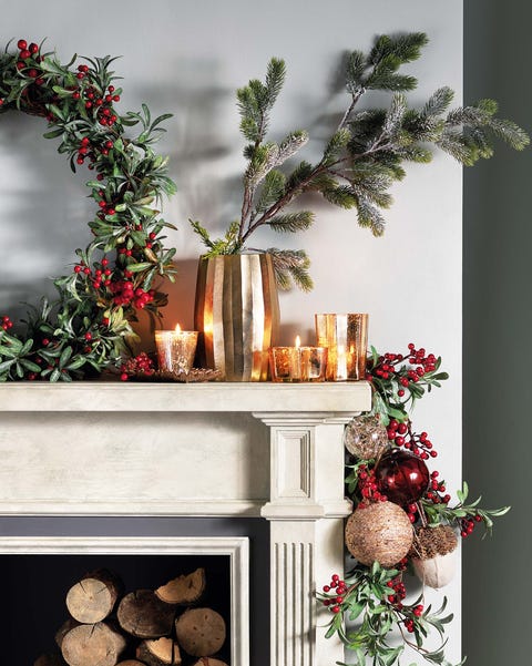 Chimenea decorada para Navidad chimenea decorada para navidad