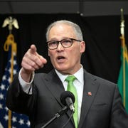Washington State Continues Efforts To Limit Spread Of Coronavirus seattle, washington march 11 washington state governor jay inslee announces measures to help contain the spread of coronavirus at a press conference on march 11, 2020 in seattle, washington the governor banned events with groups of more than 250 people in certain parts of the state, amongst other measures photo by john mooregetty images
