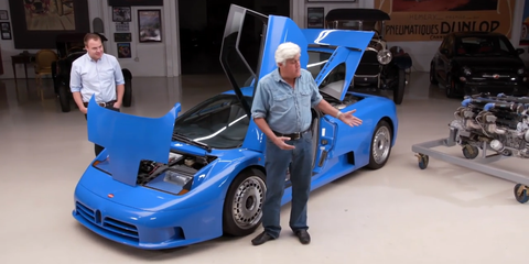 Jay Leno Has A Spare Bugatti Eb110 Engine