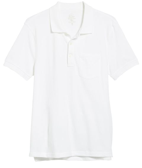 Clothing, White, Sleeve, T-shirt, Collar, Polo shirt, Top, Shirt, Outerwear, Button, 