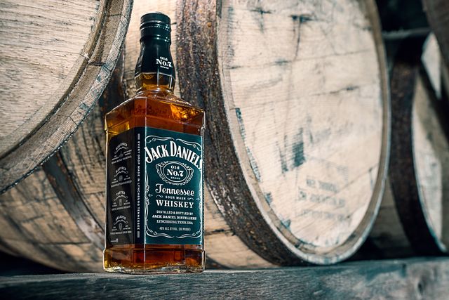 bottle of jack daniels whiskey