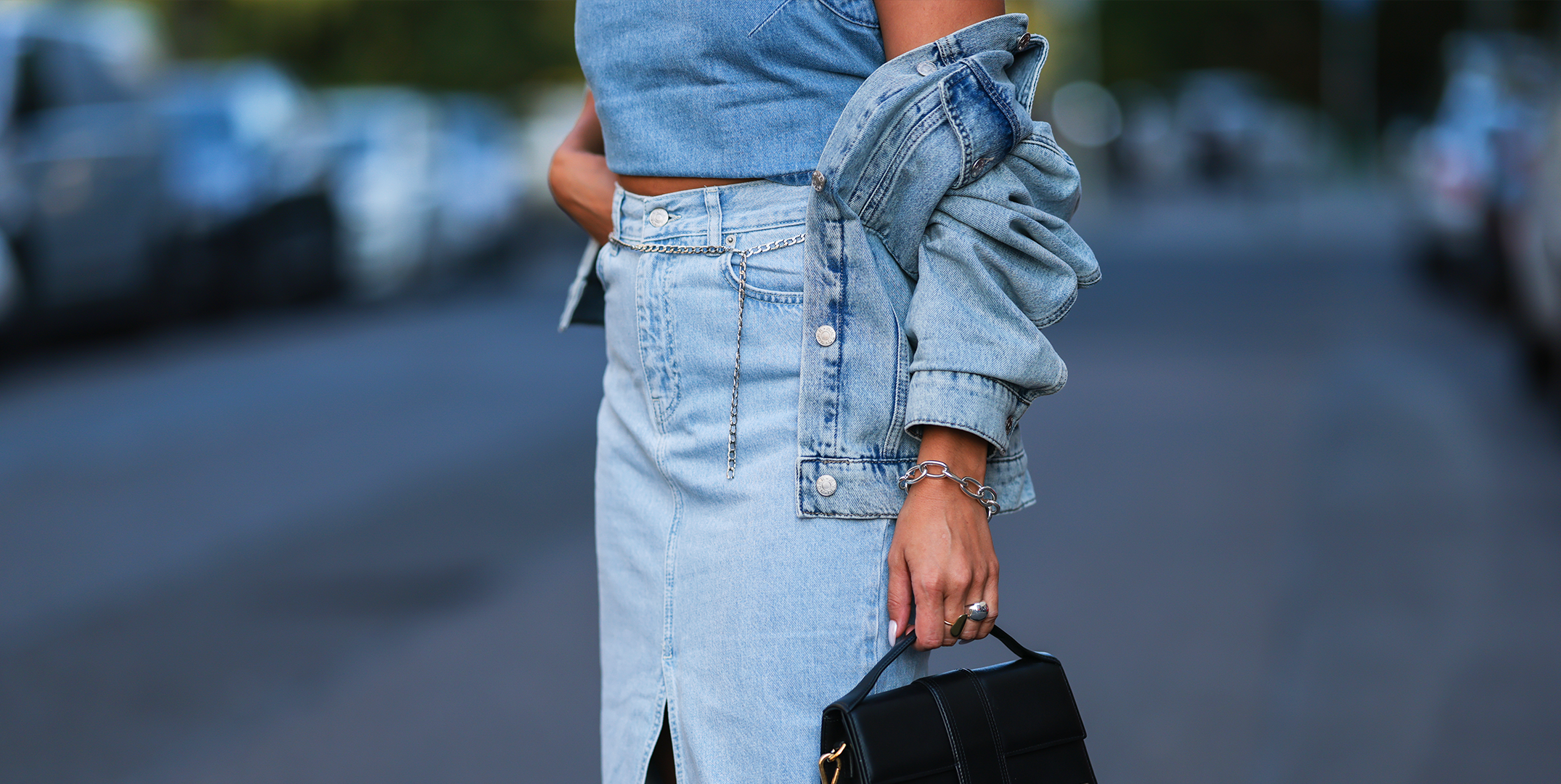 blue jean blazer for ladies