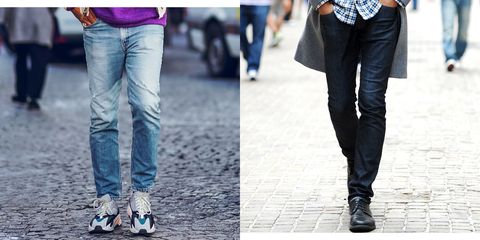 Jeans, Clothing, Denim, Street fashion, Fashion, Leg, Trousers, Textile, Footwear, Waist, 